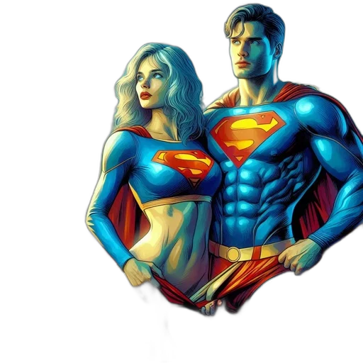 comic book art, concept art, 3d render, photorealistic transparent PNG cut-out