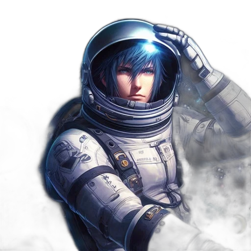 face, robot, staff, concept art transparent PNG cut-out