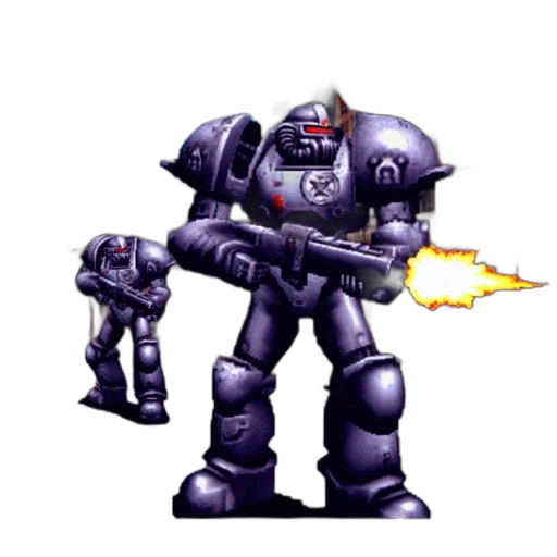 robot, weapon, staff, pixel art transparent PNG cut-out