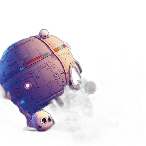 robot, weapon, creature, mask transparent PNG cut-out