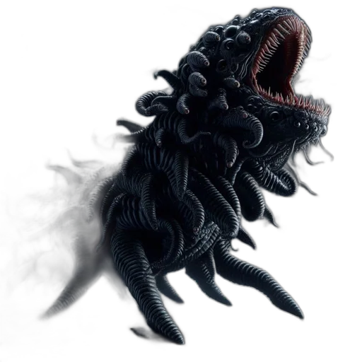 creature, dragon, hair, animal transparent PNG cut-out