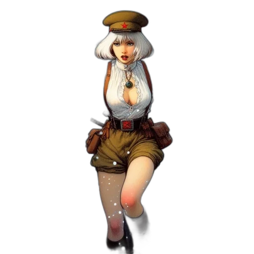 staff, hat, weapon, dress transparent PNG cut-out