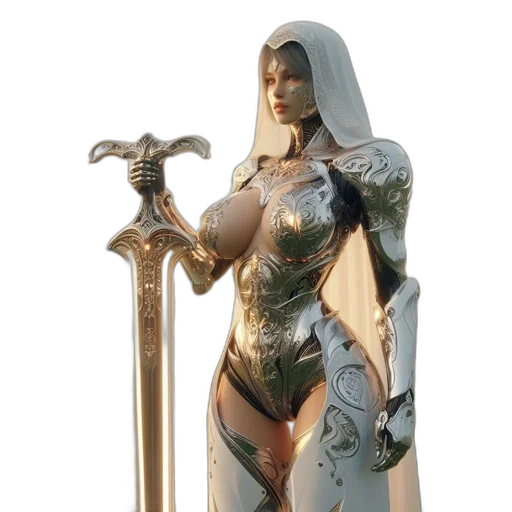 sword, weapon, jewelry, staff transparent PNG cut-out