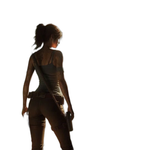 dress, staff, 3d render, concept art transparent PNG cut-out
