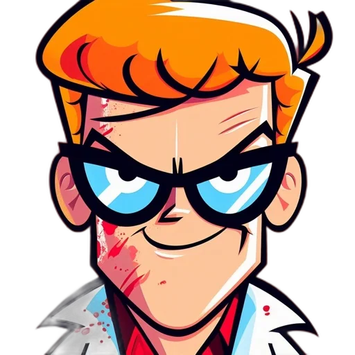 face, cartoon, comic book art, pixel art transparent PNG cut-out