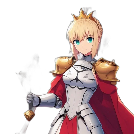 crown, weapon, robot, sword transparent PNG cut-out