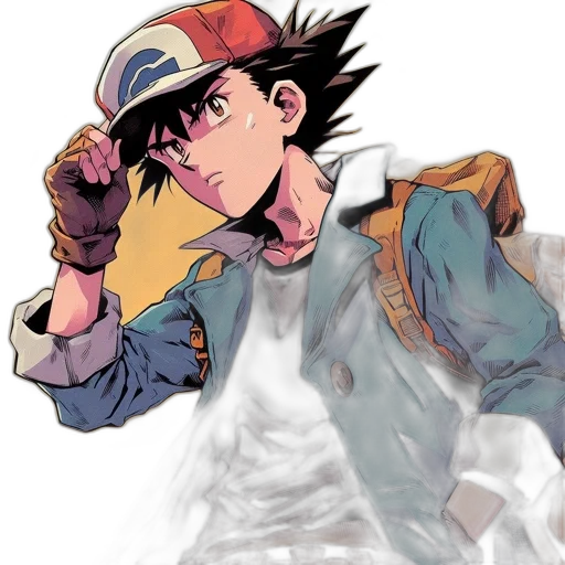 jacket, hat, concept art, comic book art transparent PNG cut-out
