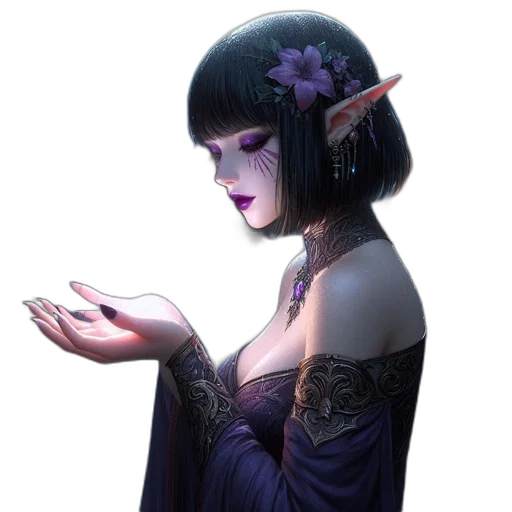 staff, jewelry, dress, mask transparent PNG cut-out