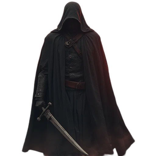 staff, sword, weapon, jacket transparent PNG cut-out
