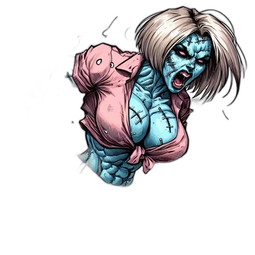 face, creature, mask, staff transparent PNG cut-out