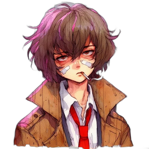 jacket, face, mask, creature transparent PNG cut-out