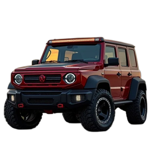 car, animal, weapon, 3d render transparent PNG cut-out