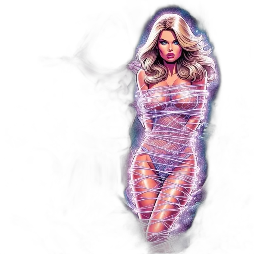 dress, hair, photorealistic, concept art transparent PNG cut-out