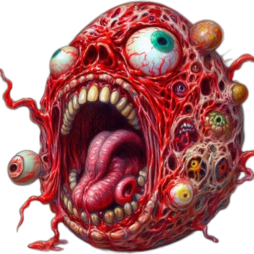 mask, creature, face, concept art transparent PNG cut-out