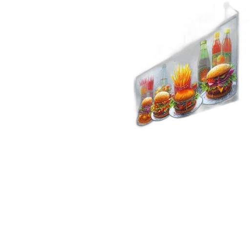 food, bottle, jewelry, 3d render transparent PNG cut-out