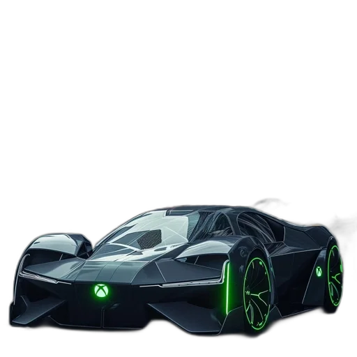 car, 3d render, concept art, photorealistic transparent PNG cut-out