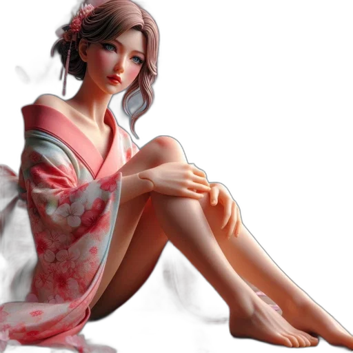 dress, photorealistic, 3d render, concept art transparent PNG cut-out