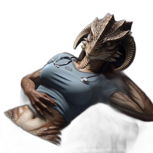 creature, mask, animal, dragon transparent PNG cut-out