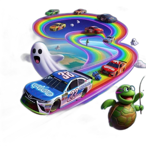 car, concept art, 3d render, outer space transparent PNG cut-out