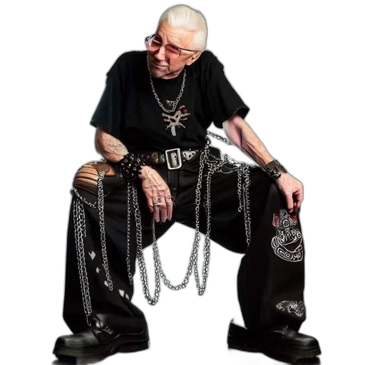 jewelry, jacket, staff, shoes transparent PNG cut-out