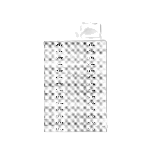 black, white, sizing, chart transparent PNG cut-out