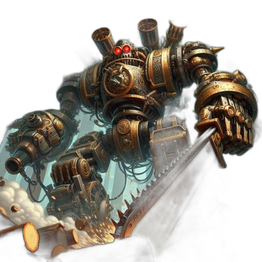 weapon, crown, sword, robot transparent PNG cut-out