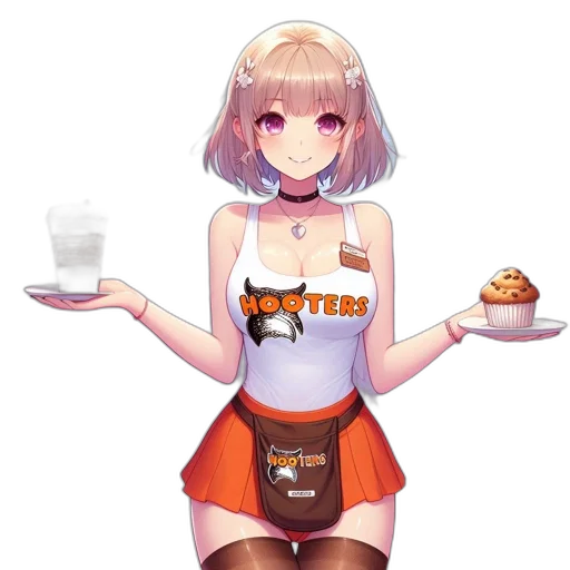 food, dress, robot, staff transparent PNG cut-out