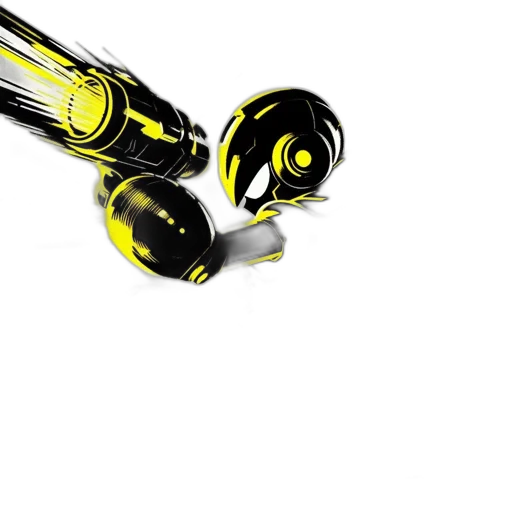 weapon, staff, robot, jewelry transparent PNG cut-out