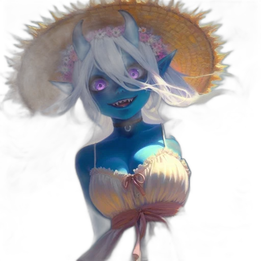 mask, creature, staff, hat transparent PNG cut-out