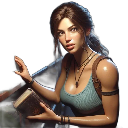 jewelry, staff, weapon, face transparent PNG cut-out