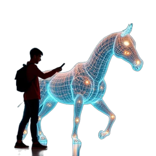 animal, creature, robot, staff transparent PNG cut-out