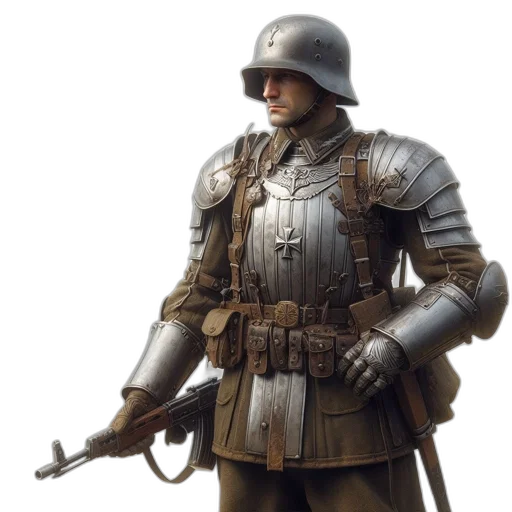 weapon, sword, staff, jacket transparent PNG cut-out