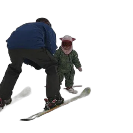 3d render, photorealistic, snow, child transparent PNG cut-out