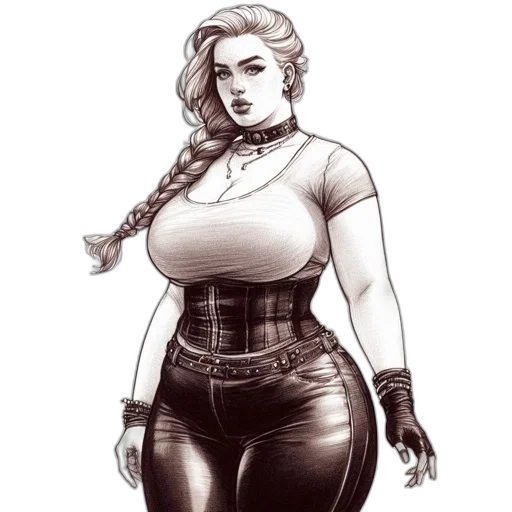 dress, staff, weapon, comic book art transparent PNG cut-out