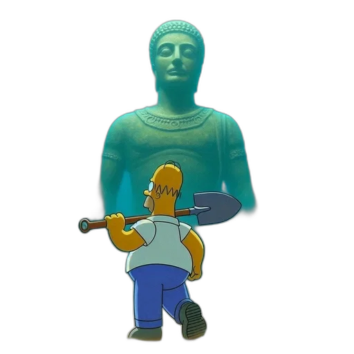 sword, robot, staff, weapon transparent PNG cut-out