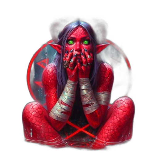 mask, creature, face, concept art transparent PNG cut-out