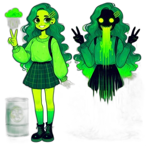 jacket, creature, concept art, pixel art transparent PNG cut-out