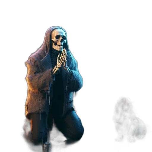 jacket, creature, mask, concept art transparent PNG cut-out