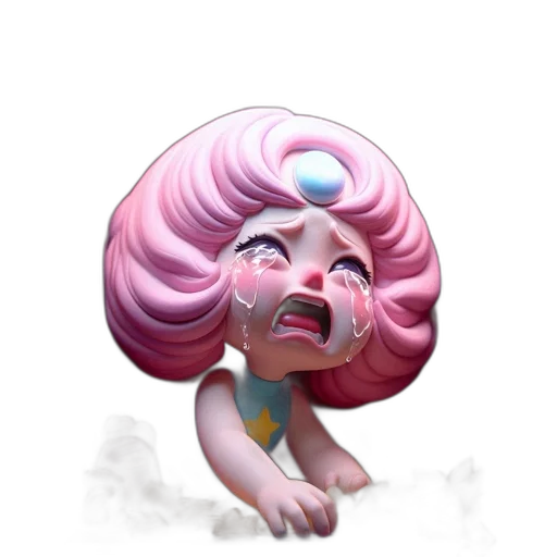 creature, face, mask, hair transparent PNG cut-out