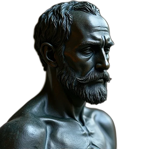 face, photorealistic, 3d render, oil painting transparent PNG cut-out