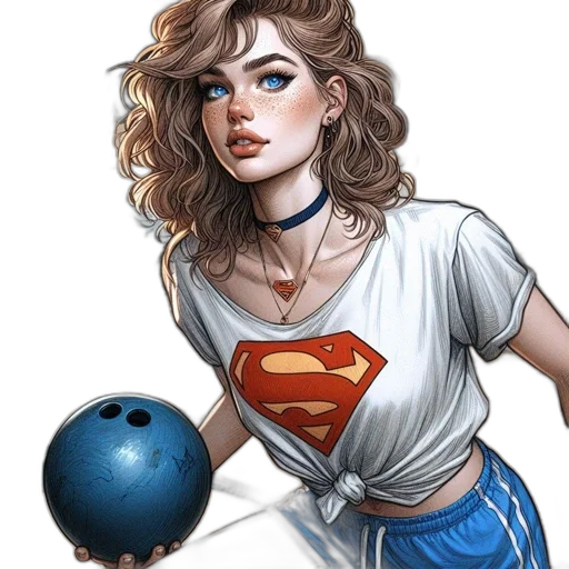 comic book art, concept art, fantasy art, cartoon transparent PNG cut-out