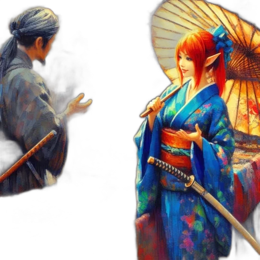 umbrella, sword, concept art, fantasy art transparent PNG cut-out