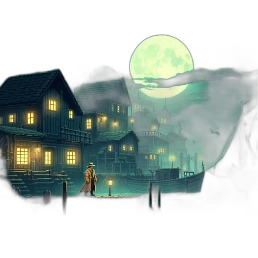 concept art, pixel art, fantasy art, watercolor transparent PNG cut-out
