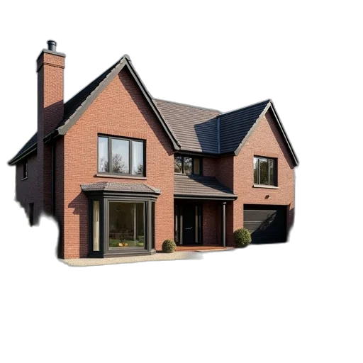 building, 3d render, photorealistic, concept art transparent PNG cut-out