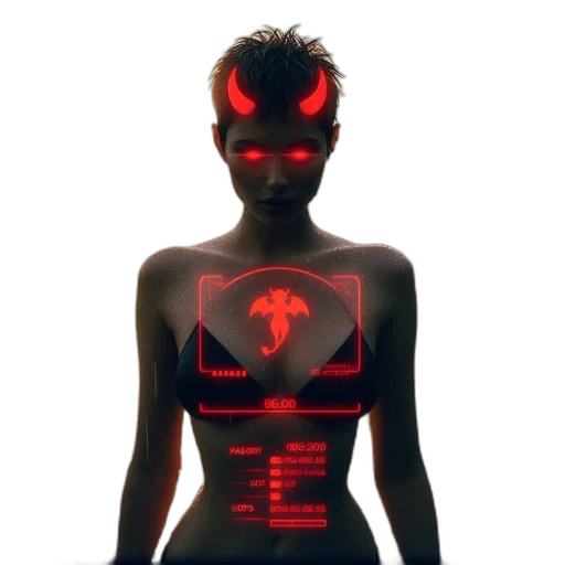 robot, jacket, mask, jewelry transparent PNG cut-out