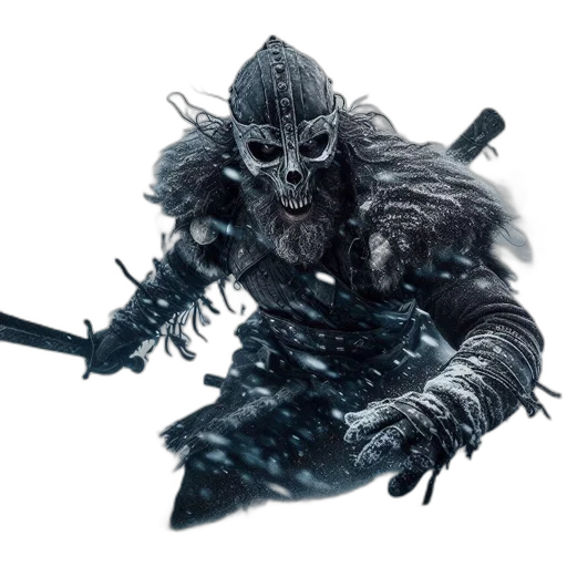 sword, creature, mask, weapon transparent PNG cut-out