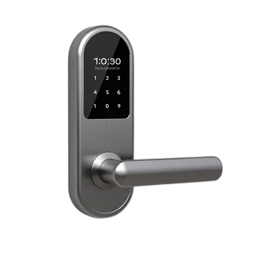 modern, digital, lock, sleek transparent PNG cut-out