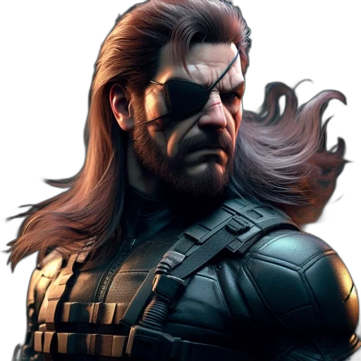 hair, face, concept art, comic book art transparent PNG cut-out