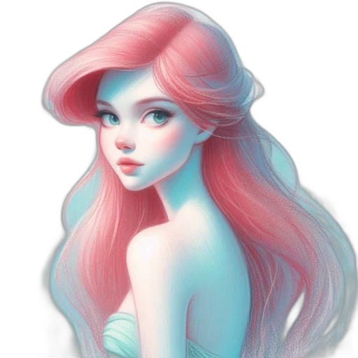 hair, face, crown, hat transparent PNG cut-out