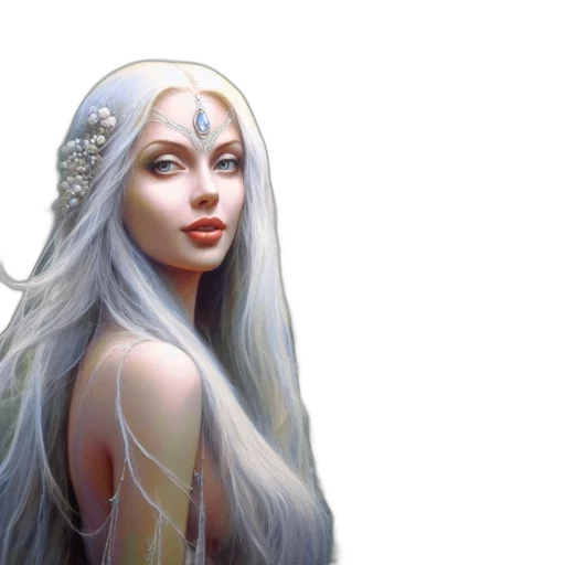 fantasy art, concept art, comic book art, photorealistic transparent PNG cut-out